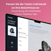 Contour Unimouse ergonomikus egér állítható döntéssel, 6 gomb, csuklótámasz, Mac/PC 5