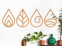 CONTRAXT Elements Fa Mandala Fali Dekoráció Bohém Vintage Zen Meditáció Nappali Hálószoba 1