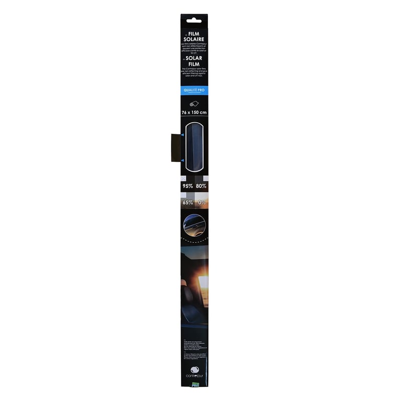 Folie auto pentru geamuri fumurii Contrejour – 76x150 cm, antracit, grad de opacitate 95%