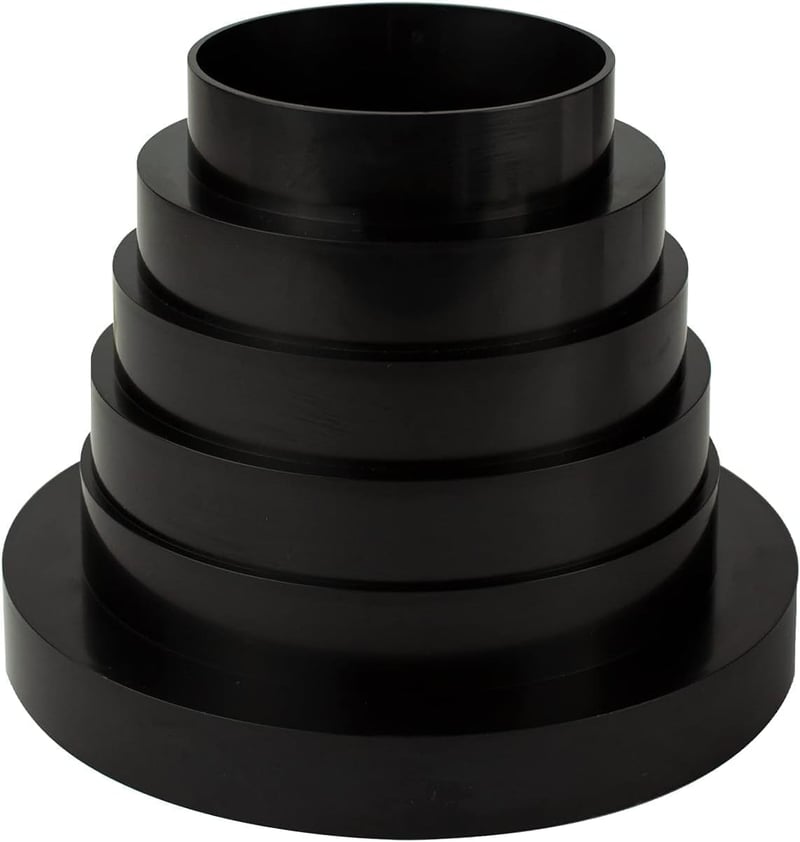 Control Garden Szellőztetési Csökkentő 2db Univerzális Csatlakozó 80-150mm Fekete
