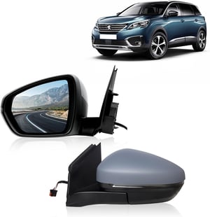 Oglindă exterioară electrică stânga Convitex Bal pentru Peugeot 3008 2016-2025, 5008 2016-2025, C5 Aircross 2018-2025