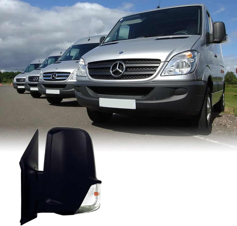Convitex Bal Oldali Visszapillantó Tükör Sprinter 906 Modellhez - Elektromos, Fűthető, Irányjelzővel, Domború Lencsével