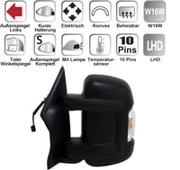 Convitex Elektromos Bal Oldali Visszapillantó Tükör Jumper Ducato Boxer 2006+ 7