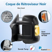 Convitex Elektromos Bal Oldali Visszapillantó Tükör Jumper Ducato Boxer 2006+ 4
