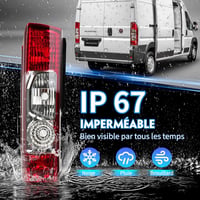 Convitex hátsó lámpa Citroën Jumper Peugeot Boxer 2006-2014 bal oldal 3