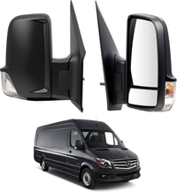 Convitex Jobb oldali elektromos külső visszapillantó tükör irányjelzővel teljes készlet Mercedes Sprinter 906 2006-tól Driver's Side 1