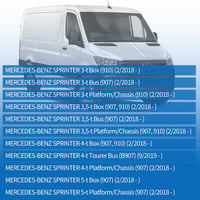 Convitex Jobb oldali tükör Mercedes Sprinter 907 2018-tól rövid karral kézi állítható domború tükörüveg indexszel A9108100400 4