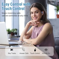 Căști cu traducere Conyat, tip open-ear, 164 de limbi, 6 moduri de traducere, 3 în 1, albastru, cu microfon pentru învățare 9