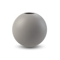 Cooee Design Ball vaza, porcelánová sivá, 10 cm, ručne vyrobená guľatá dekoratívna vaza, HI-028-02-GY 4