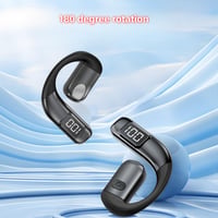 Căști Bluetooth COOFINE V5.5 Wireless cu 45 de ore de autonomie, apeluri HD și afișaj LED, hands-free pentru mașină și birou, negru 3