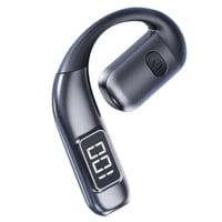 Căști Bluetooth COOFINE V5.5 Wireless cu 45 de ore de autonomie, apeluri HD și afișaj LED, hands-free pentru mașină și birou, negru 1