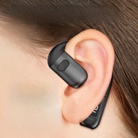 Căști Bluetooth COOFINE V5.5 Wireless cu 45 de ore de autonomie, apeluri HD și afișaj LED, hands-free pentru mașină și birou, negru 4
