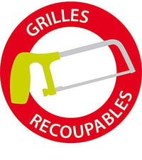 Cook'in Garden Krómozott Acél Grillrács 70x40 cm – Vágható, Hőálló, Univerzális Kültéri Barbecue Rács Puha Fogantyúval, Minden Márkához 5
