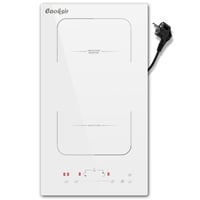 Cooksir Ugradbena indukcijska ploča za kuhanje s 2 zone, bijela keramika, 3500W - 29 cm 1