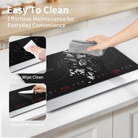 COOKTRON Dupla Indukciós Főzőlap 3500W, 10 Hőfok, 9 Teljesítményszint, Booster Funkció 4