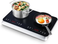 COOKTRON Dupla Indukciós Főzőlap 3500W, 10 Hőfok, 9 Teljesítményszint, Booster Funkció 1