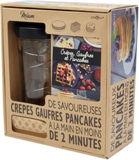 COOKUT Miam Shaker - Palacsinta és tészta készítő keverő 2 perc alatt 1