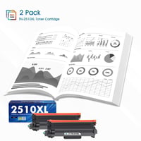 Cool Toner TN-2510XL TN2510 Kompatibilný toner s čipom, 2 ks čierny - Brother HL-L2400DW MFC-L2835DW MFC-L2800DW DCP-L2620DW MFC-L2860DWE DC 6