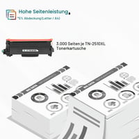 Kompatibilný toner Cool Toner TN2510XL TN2510 pre tlačiarne Brother HL-L2400DW MFC-L2835DW MFC-L2800DW DCP-L2620DW DCP-L2627DW – 4 ks čierny 3