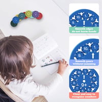 Coolden 9 Darabos Matematika Fidget Spinner Szett Gyerekeknek - Oktatási Stresszoldó Játék Összeadás Kivonás Tanuláshoz 5+ Év 4