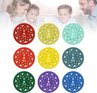 Coolden 9 Darabos Matematika Fidget Spinner Szett Gyerekeknek - Oktatási Stresszoldó Játék Összeadás Kivonás Tanuláshoz 5+ Év 1