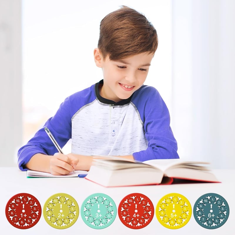 Coolden 9 Darabos Matematika Fidget Spinner Szett Gyerekeknek - Oktatási Stresszoldó Játék Összeadás Kivonás Tanuláshoz 5+ Év