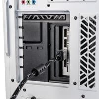 Cooler Master Vertical GPU Holder Kit V3 negru - pentru carcase PC E-ATX/ATX/mATX, PCI-E 4.0, suport modular pentru placă grafică, oțel SGCC, cu cablu riser de 165 mm 9