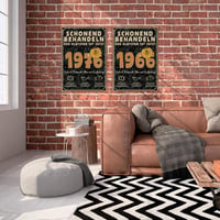 Kovová ceduľa Coolgaga k 60. narodeninám pre mužov, retro štýl 1966, vtipný darček pre otca, manžela, priateľa alebo starého otca, 210x297 mm 6