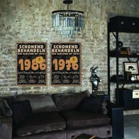 Kovová ceduľa Coolgaga k 60. narodeninám pre mužov, retro štýl 1966, vtipný darček pre otca, manžela, priateľa alebo starého otca, 210x297 mm 4