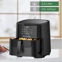 CoolHome AF23 XXL Deluxe Forrólevegős Sütő - 6,5 Literes Kerámia Bevonatú Airfryer - Előre Beállított Programokkal - Fekete 3