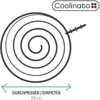 Coolinato 3 az 1-ben szilikon tál kenyérsütő forma sütéshez keveréshez gőzöléshez 230 C-ig hőálló 24 cm 5