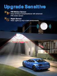 COOLNIGHT 246 LED napelemes kültéri lámpa mozgásérzékelővel, 2000 lm, 3 mód, IP65 5