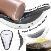 COOLOMG Férfi Comb Védő Jockstrap Kompressziós Alsónadrág Martial Arts Taekwondo 3