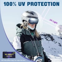 COOLOO Mágneses Síszemüveg OTG Anti-Fog UV Védelem Férfi Női 6
