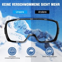 COOLOO Mágneses Síszemüveg OTG Anti-Fog UV Védelem Férfi Női Serdülő 4
