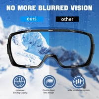 COOLOO Mágneses Síszemüveg OTG Anti-Fog UV Védelem Unisex 4