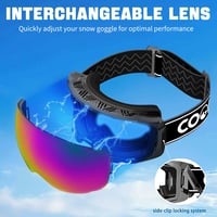 COOLOO Mágneses Síszemüveg OTG Anti-Fog UV Védelem Unisex 2