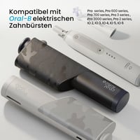 Husă de călătorie CoolSmile pentru periuțe de dinți electrice Oral-B cu încărcare Type-C, etui rigid cu orificii de ventilație, pentru seria Oral-B Pro/iO, negru 2