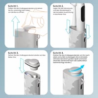 Husă de călătorie CoolSmile pentru periuțe de dinți electrice Oral-B cu încărcare Type-C, etui rigid cu orificii de ventilație, pentru seria Oral-B Pro/iO, negru 5