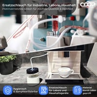 Furtun din silicon Coop Schlauchtechnik, diametru interior 7 mm, 10 metri, grad alimentar, neutru la gust, între -40 și 220 °C, pentru acvariu, laborator, uz casnic 6