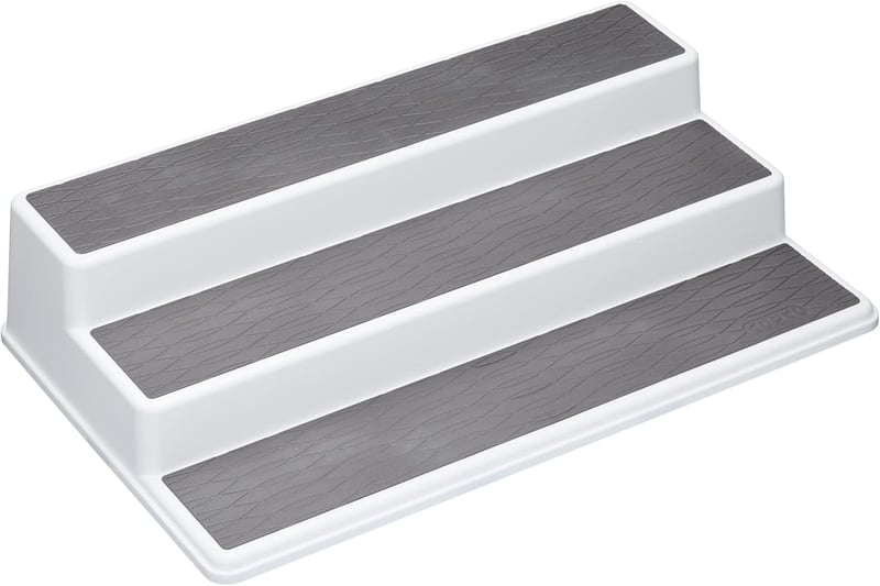 Copco Basics 3 szintes csúszásmentes konyhai polcszervező 38x22,5x8,5 cm - 38 x 22.5 x 8.5 cm