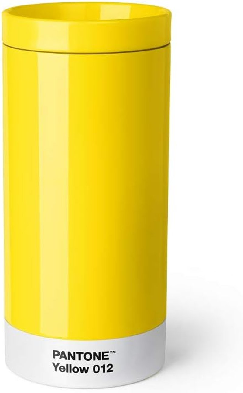 Copenhagen Design Pantone utazó bögre rozsdamentes acél sárga 400ml