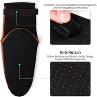 COPOZZ 3mm neoprén búváros zokni férfiaknak és nőknek vízisporthoz 6