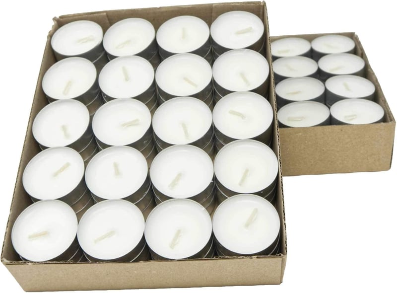 Coraz Home szójawax teafény 80db, illatmentes, paraffinmentes, alumínium pohárban