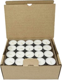 Coraz Home szójawax teafény 80db, illatmentes, paraffinmentes, alumínium pohárban 1