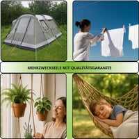 Lano Cordamarket, 8 mm, pre dospelých, unisex, biele, dĺžka 50 m 3