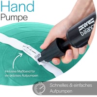 Minge de gimnastică Core Balance pentru fitness, yoga și sarcină, 45 cm, 55 cm, 65 cm, 75 cm, 85 cm, anti-explozie, cu pompă de aer inclusă 3