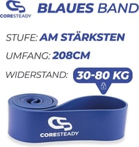 Coresteady Erősítő Gumiszalag Fitness Sávok Edzéshez és Izomépítéshez 8