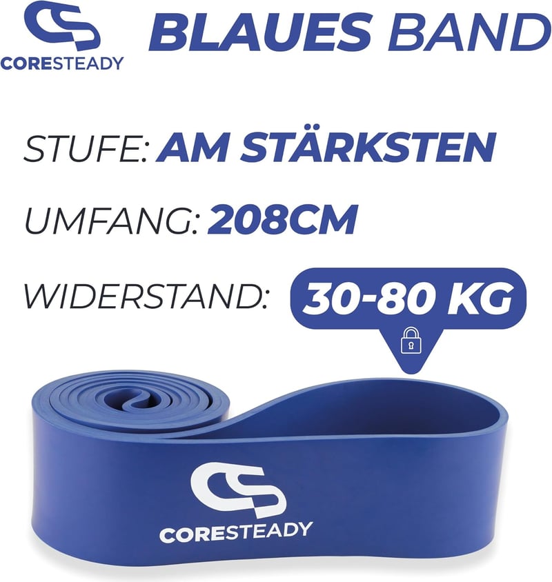 Coresteady Erősítő Gumiszalag Fitness Sávok Edzéshez és Izomépítéshez