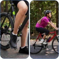 Coriver alumínium SPD kerékpár pedál klipsz szíjjal MTB trekking 5